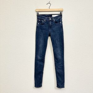 RAG & BONE NY Cate Mid-Rise Skinny Jeans in Tiger Lily